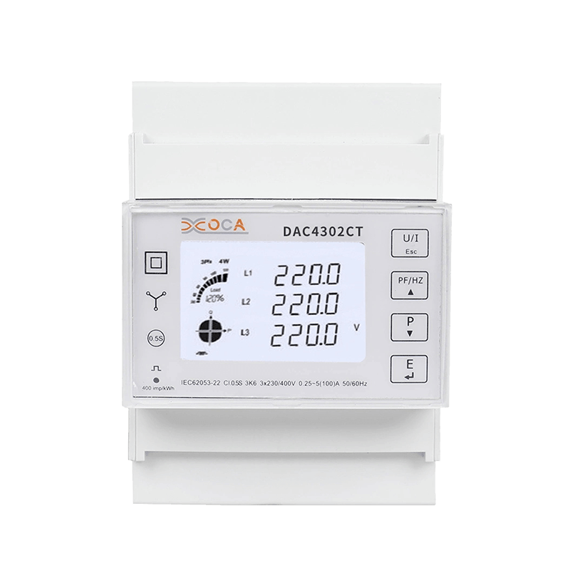 Dac4302CT DIN lišta Trojfázový Modbus Tuya elektromer Power Meter