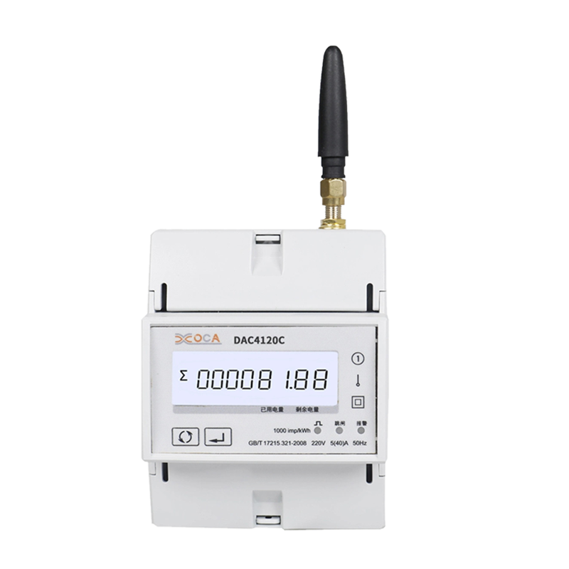 Dac4120c DIN lišta jednofázový AC Modbus inteligentný multifunkčný merač energie