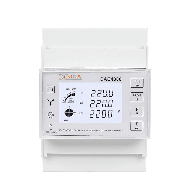 Multifunkčný multimeter na DIN lištu Dac4302CT