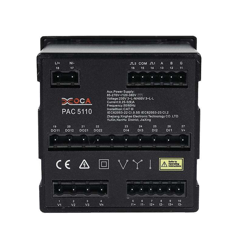 PAC5010 Bezdrôtový Smart Modbus Multifunkčný elektronický panelový merač