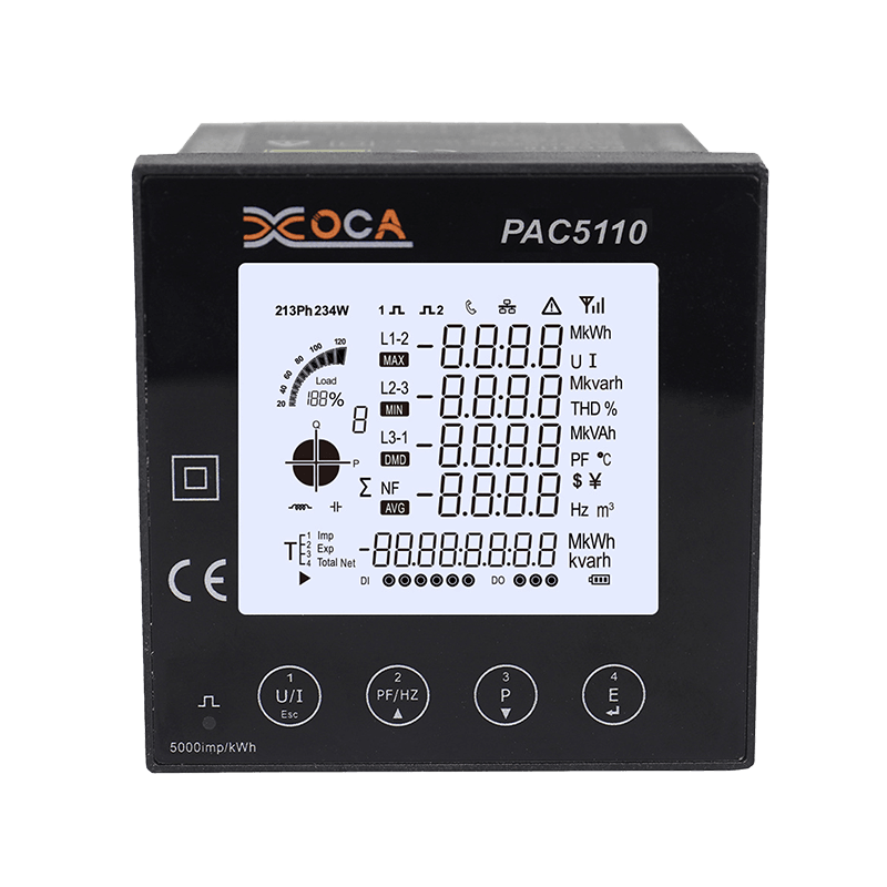 PAC5110 Inteligentný digitálny WiFi LCD predplatený merač energie