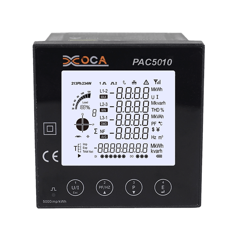 PAC5010 Bezdrôtový Smart Modbus Multifunkčný elektronický panelový merač